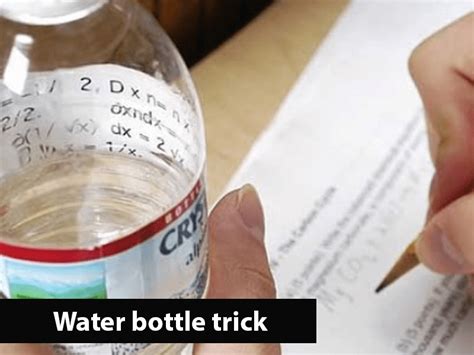 water bottle trick to test cheating|There's a Reusable Water Bottle Hack People Are Using to Catch .